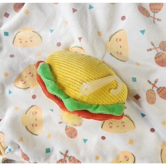 Mary Meyer Sweet Soothie Taco Lovey Security Blanket Knots Baby Nursery Gift NEW - Picture 5 of 8